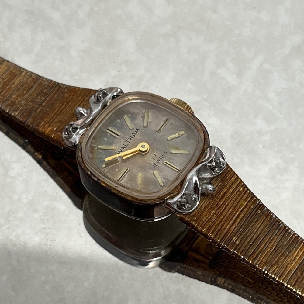 Waltham diamond watch